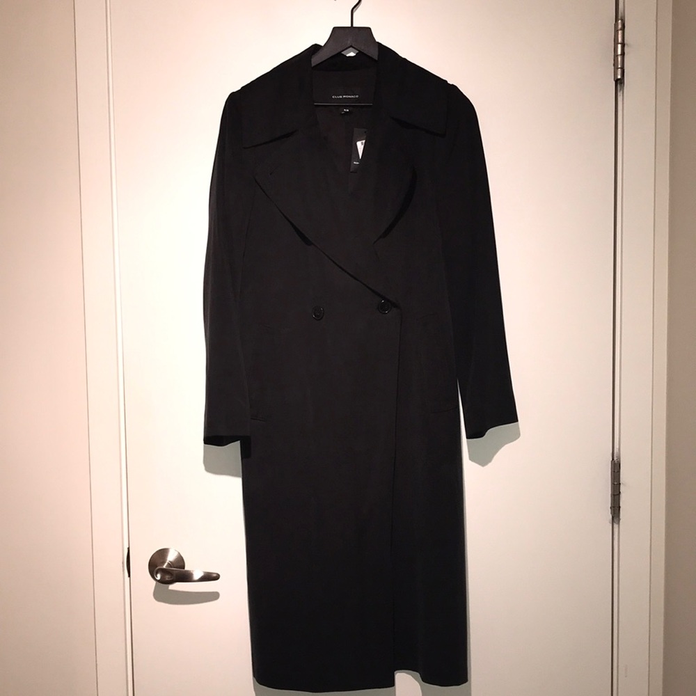Club Monaco Black Aaylina Trench